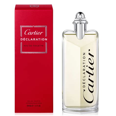 cartier declaration men edtv 100 ml|cartier declaration catalog.